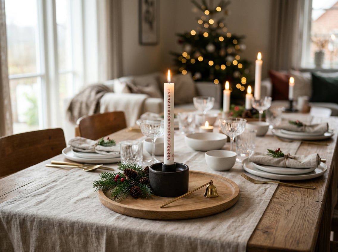 Giv kalenderlyset en sikker plads på decemberbordet